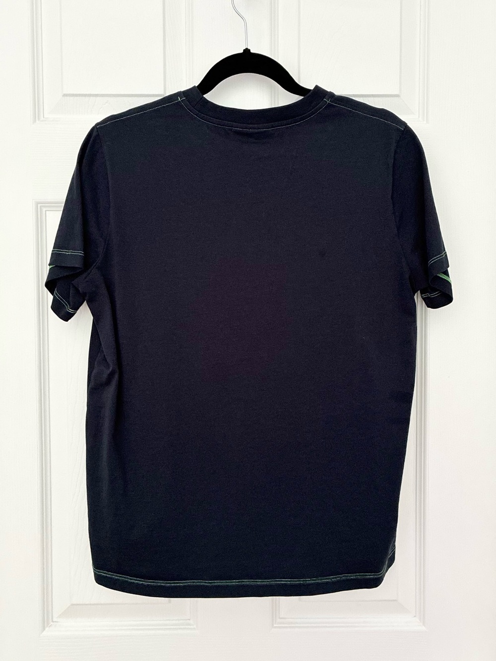GANNI Navy Blue Ganni Hotel Smiley Face T-Shirt Tee - Picture 14 of 16